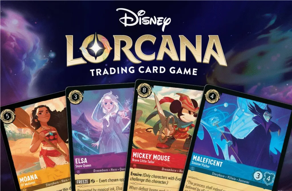 Plusieurs Lorcana singles.
